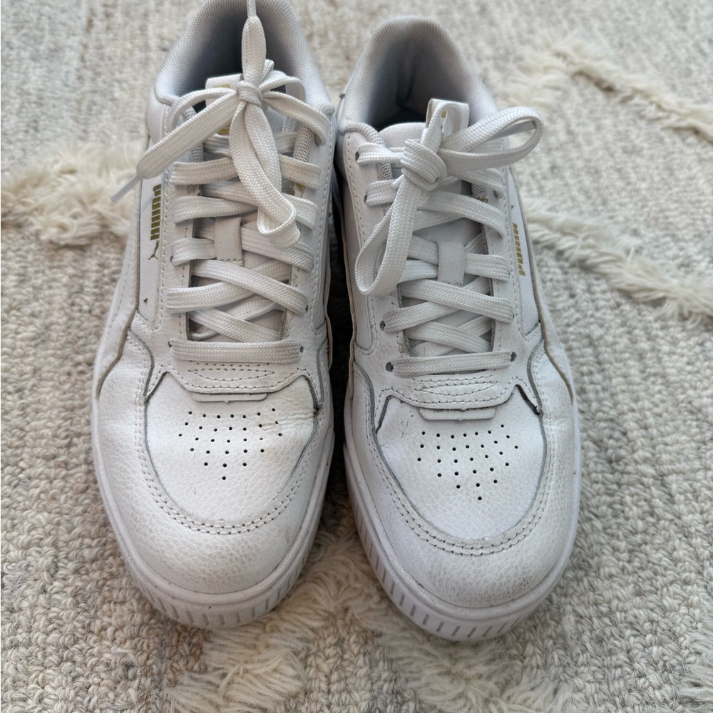 Puma Women's White Sneakers - Picture 2 of 5